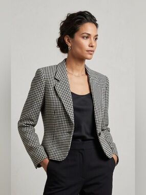 Vintage David Milo Hounds Tooth Jacket Made in France